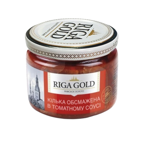 ШПРОТИ ПЪРЖЕНИ В ДОМАТЕН СОС RIGA GOLD - 280Г