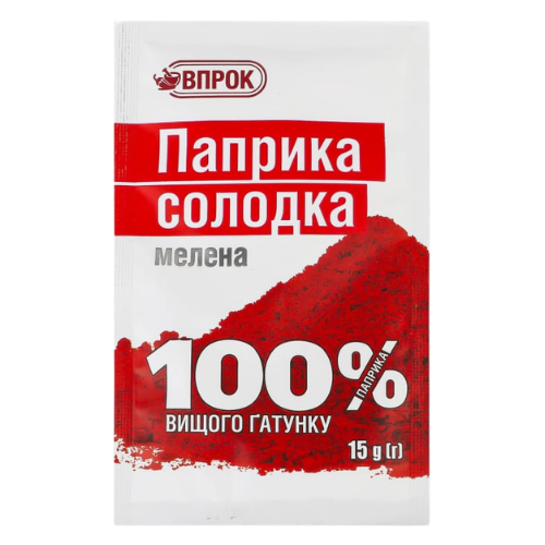 ЧЕРВЕН ПИПЕР СЛАДЪК ВПРОК – 15Г