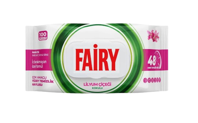 FAIRY POWER WIPES УНИВЕРСАЛНИ ПОЧИСТВАЩИ КЪРПИ ТУРСКИ - 100БР