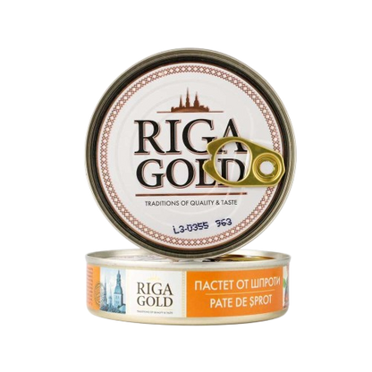 ПАСТЕТ ОТ ШПРОТИ RIGA GOLD - 160Г