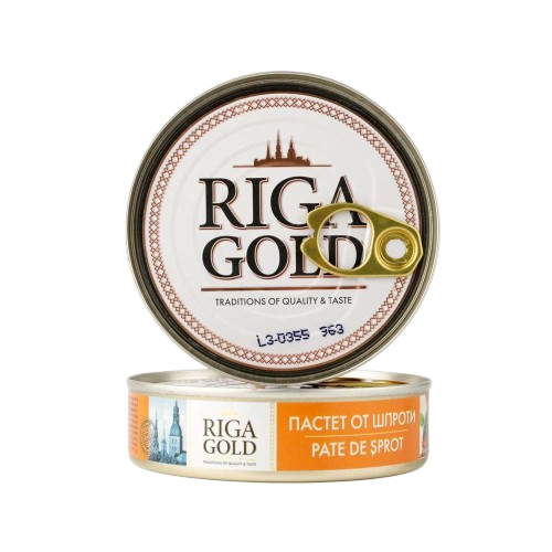 ПАСТЕТ ОТ ШПРОТИ RIGA GOLD - 160Г