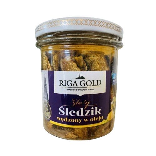 ГОЛЕМИ ШПРОТИ В МАСЛО RIGA GOLD - 300Г