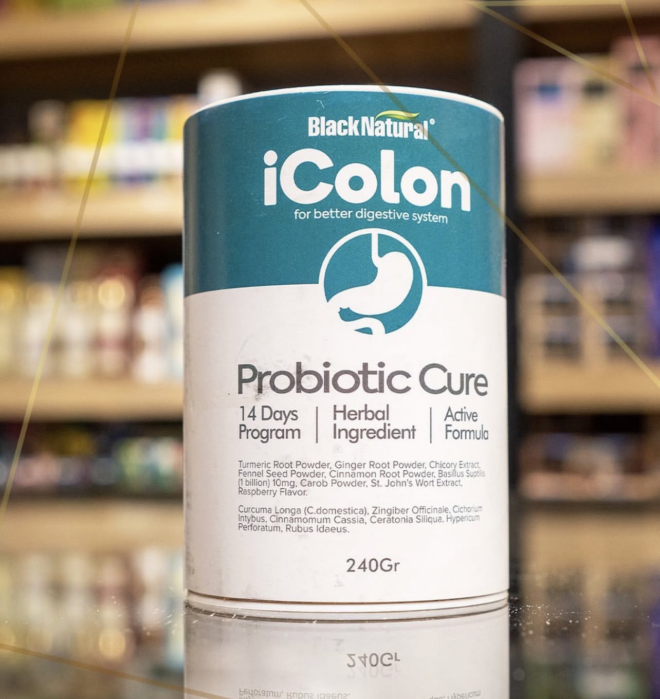 ПРОБИОТИК CURE iCOLON БИЛКОВА МЕЛАСА ЗА ПРЕЧИСТВАНЕ НА ДЕБЕЛОТО ЧЕРВО  240 ГР