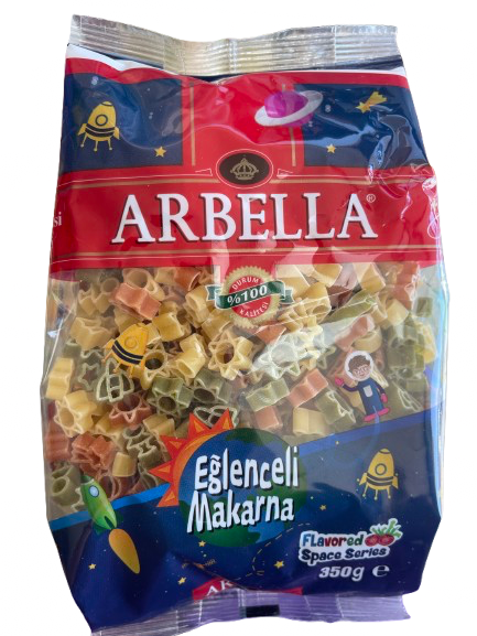 МАКАРОНИ ПАСТА ОТ ТВЪРДА ПШЕНИЦА ДЕТСКИ ARBELLA 400ГР