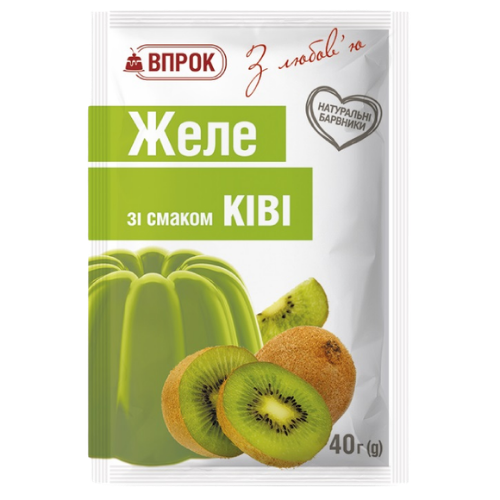 ЖЕЛЕ С ВКУС КИВИ ВПРОК – 40Г