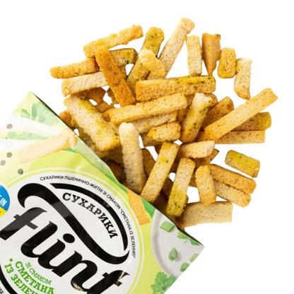 СУХАРЧЕТА СМЕТАНА И БИЛКИ FLINT – 35Г
