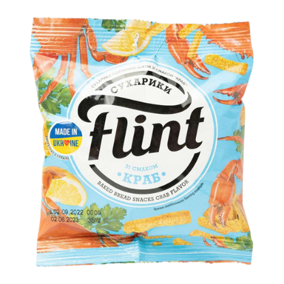 СУХАРЧЕТА КРАБ FLINT – 35Г