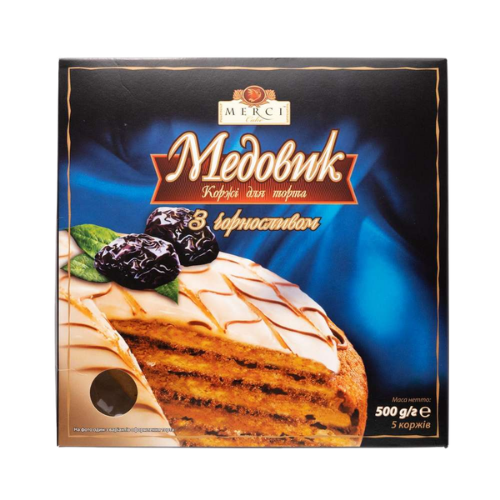 МЕДОВИК БЛАТОВЕ ЗА ТОРТА СЪС СИНИ СЛИВИ MERCI – 500Г