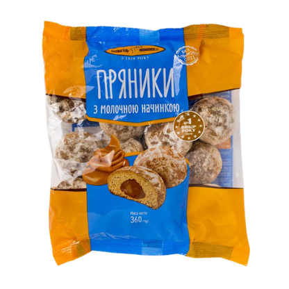 ПРЯНИКИ С МЛЕЧЕН КАКАОВ ПЪЛНЕЖ КИЇВХЛІБ – 300Г