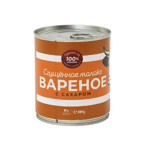 КОНДЕНЗИРАНО МЛЯКО ВАРЕНО РУСКО – 397 Г