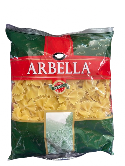 МАКАРОНИ ПАСТА ОТ ТВЪРДА ПШЕНИЦА ПАНДЕЛКИ ARBELLA 400ГР