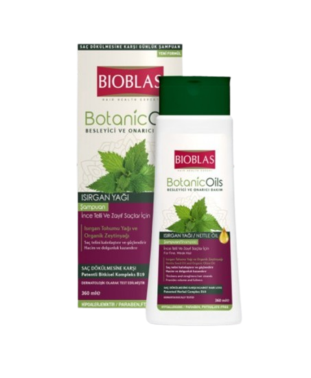 BIOBLAS ШАМПОАН С КОПРИВА ПРИ КОСОПАД 360МЛ