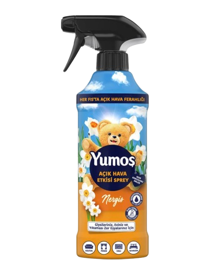 YUMOS СИЛНО ОСВЕЖАВАЩ СПРЕЙ ПОДХОДЯЩ ЗА ДОМА И ДРЕХИТЕ ТУРСКИ - 450МЛЛ