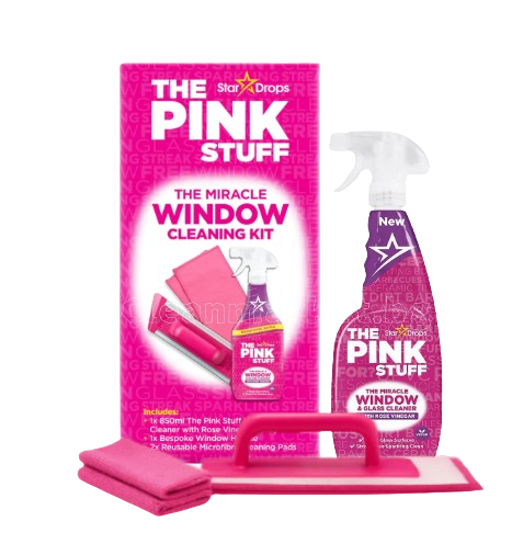 STARDROPS THE PINK STUFF THE MIRACLE CLEANING KIT КОМПЛЕКТ ЗА СТЪКЛА