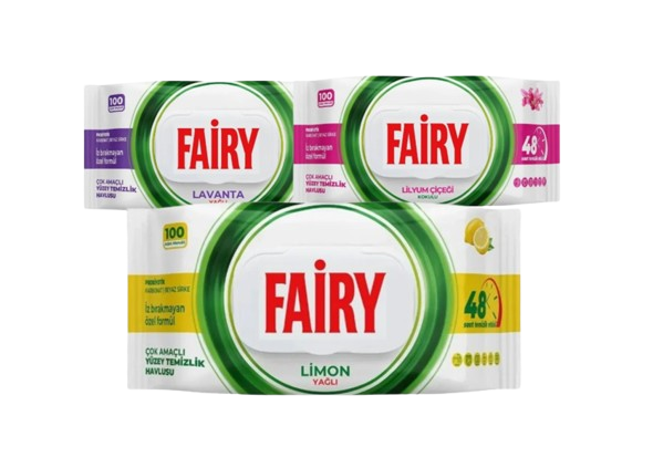 FAIRY POWER WIPES УНИВЕРСАЛНИ ПОЧИСТВАЩИ КЪРПИ ТУРСКИ - 100БР