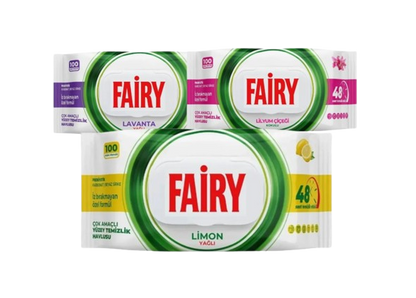 FAIRY POWER WIPES УНИВЕРСАЛНИ ПОЧИСТВАЩИ КЪРПИ ТУРСКИ - 100БР