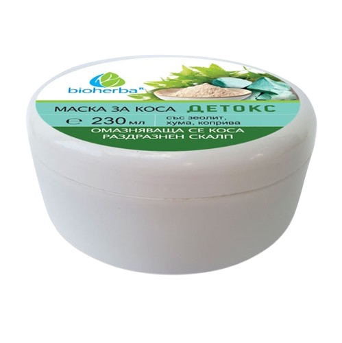 МАСКА ЗА КОСА ДЕТОКС BIOHERBA 230 МЛ