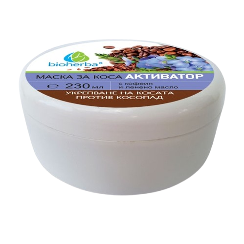 МАСКА ЗА КОСА АКТИВАТОР BIOHERBA 230 МЛ
